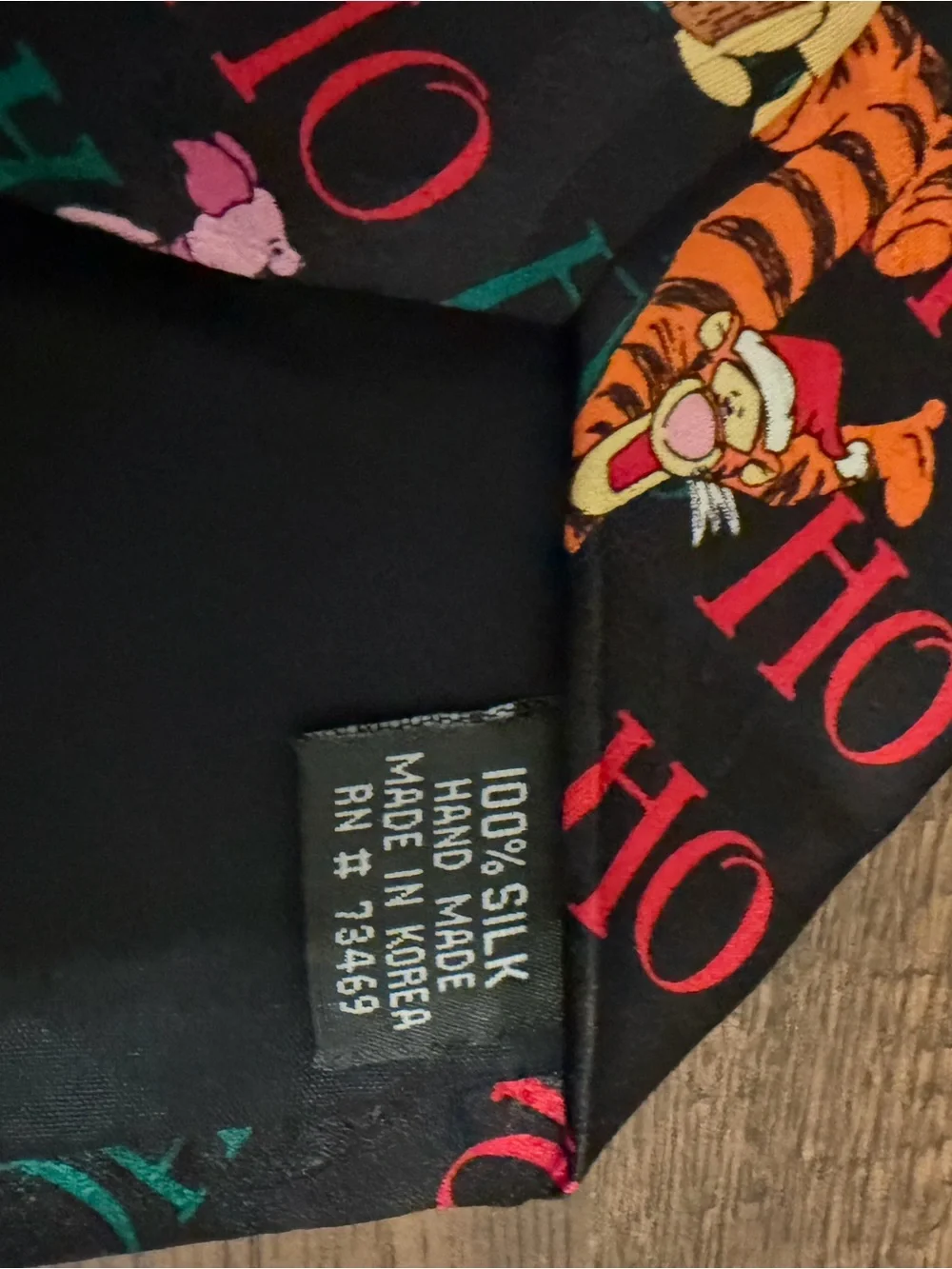 Holiday Character Novelty Tie - Black/Red/Multi